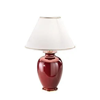 KOLARZ 0014.73.7 GIARDINO BORDEAUX lampa stołowa złoto 24K