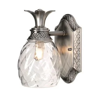 ELSTEAD Plantation HK-PLANT-BATH-PL 1 Light Wall Light - Polished Antique Nickel