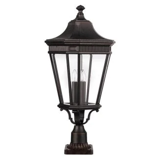 ELSTEAD COTSWOLD LANE FE/COTSLN3/L GB Large Pedestal Lantern