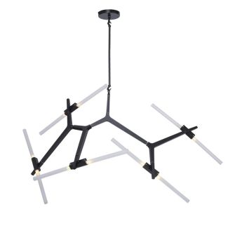 Step into Design ST-1001-10 black Lampa wisząca STICKS-10 czarna