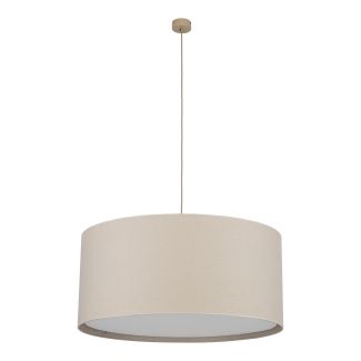 TK-LIGHTING 11485 LARGO LINEN LAMPA WISZĄCA 3XE27