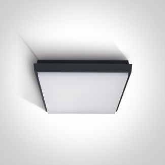 ONE LIGHT 67362A/AN/W Stamata plafon antracyt LED 3000K 20W IP54