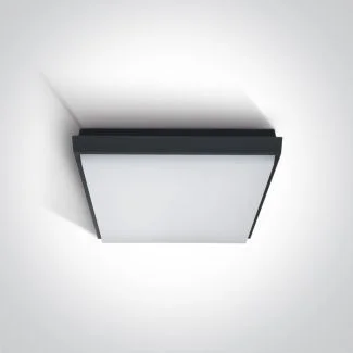 ONE LIGHT 67362A/AN/W Stamata plafon antracyt LED 3000K 20W IP54