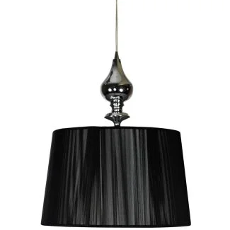 WYPRZEDAŻ CANDELLUX 31-21437 GILLENIA ZWIS 1X60W E27 CZARNY