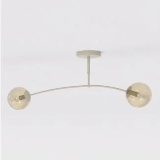 EMIBIG 1686/2 PREGOS 2 MOKKA MIODOWY LAMPA SUFITOWA