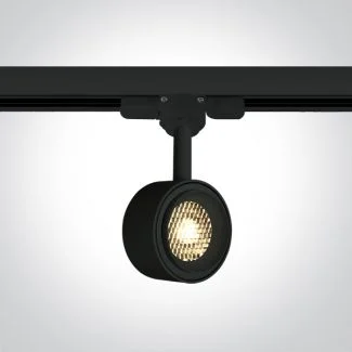 ONE LIGHT 65644T/B/W Kinigos czarny track spot COB LED o strukturze plastra miodu 3000K 8W AC LED