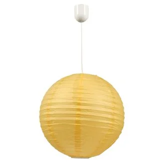 CANDELLUX 31-88249 ABAŻUR PAPIEROWY-KOKON KULA PAPIEROWA 60 ŻÓŁTY