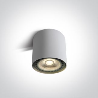 ONE LIGHT 12144/W Naksos biała oprawa sufitowa z oprawką GU10 R111 15W