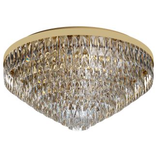 EGLO 39459 LAMPA VALPARAISO OPRAWA SUFITOWA DL/16 GOLD-OPTIK/KRISTALLE VALPARAISO