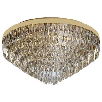 EGLO 39459 LAMPA VALPARAISO OPRAWA SUFITOWA DL/16 GOLD-OPTIK/KRISTALLE VALPARAISO