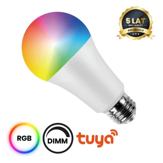 MILAGRO EKSM6666 Żarówka LED Wi-FI A70 11W E27 Smart Tuya RGB+CCT+DIM