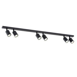 EMIBIG 1312/6 LAMPA SUFITOWA FLASH 6 BLACK