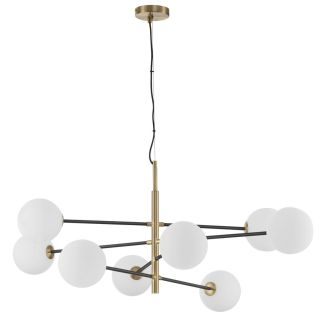 Luces Exclusivas PLATO LE41768 LAMPA WISZĄCA biały,czarny,złoty