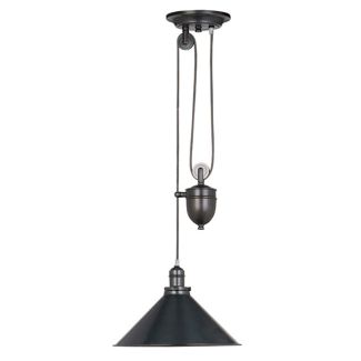 ELSTEAD PROVENCE PV/P OB 1Lt Rise & Fall Pendant