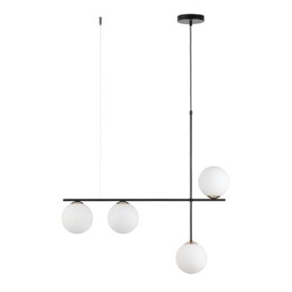 SIGMA 33691 Silia 4 lampa wisząca czarny,biały