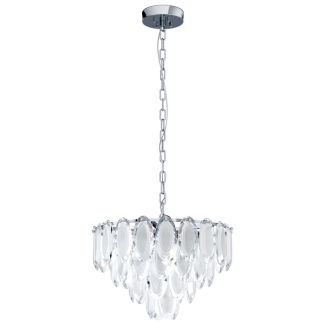 EGLO 39721 LAMPA CARVARIO OPRAWA WISZĄCA HL/7 E14 CHROM SAT/KLAR CARVARIO