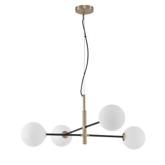 Luces Exclusivas PLATO LE41769 LAMPA WISZĄCA biały,czarny,złoty