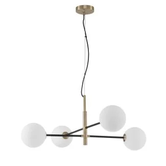 Luces Exclusivas PLATO LE41769 LAMPA WISZĄCA biały,czarny,złoty
