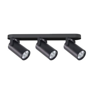CANDELLUX 93-28136 Gary lampa sufitowa listwa czarny 3x15W GU10 klosz czarny+złoty