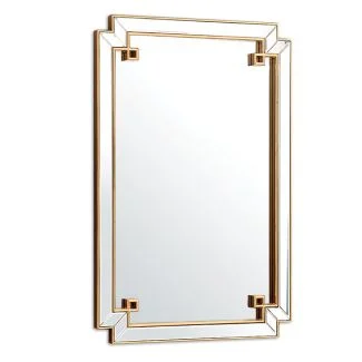 Artehome AHM17014 Lustro prostokątne w klasycznej lustrzanej ramie Livorno 80/120 cm