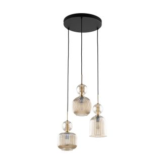 TK-LIGHTING 11041 SOPHIA COGNAC LAMPA WISZACA 3XE14