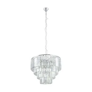 EGLO 39514 LAMPA AGRIGENTO OPRAWA WISZĄCA HL/7 E14 CHROM M.KRISTALLEN AGRIGENTO