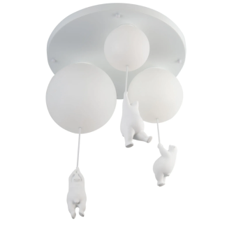 YASKR CL0111 BALU 3 lampa sufitowa kolor biały