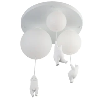 YASKR CL0111 BALU 3 lampa sufitowa kolor biały