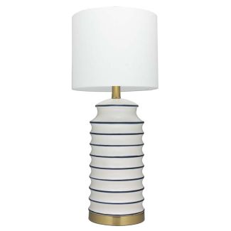 COSMOLIGHT Lampa stołowa COASTAL T01026BR-WH