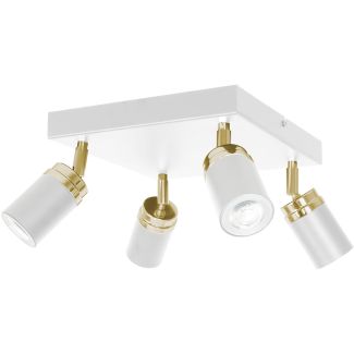 LUMINEX 5157 spot Reno white/gold 4