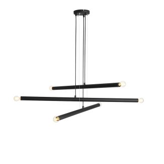 ALDEX 1072K1 LAMPA WISZĄCA TUBO 6 CZARNA