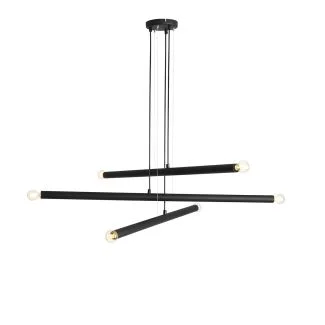 ALDEX 1072K1 LAMPA WISZĄCA TUBO 6 CZARNA