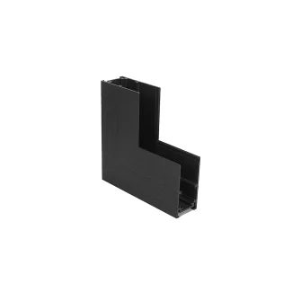 ANTIGO Łącznik L natynkowy ściana - sufit szynoprzewodu magnetycznego Komatsu 48V - Czarny 6521