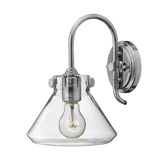 ELSTEAD Congress HK-CONGRESS1-A-CM 1 Light Clear Glass Wall Light - Chrome