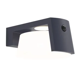 LUTEC 6906001118 LAMPA ZEWNĘTRZNA ŚCIENNA MOON SOLAR - CZUJNIK RUCHU