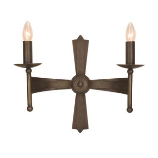 ELSTEAD CROMWELL CW2 OLD BRZ 2Lt Wall Light
