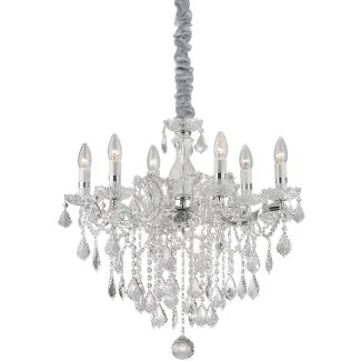 IDEAL LUX FLORIAN SP6 CROMO 035628