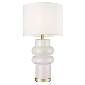 COSMOLIGHT Lampa stołowa ASCOT T01729BR-WH