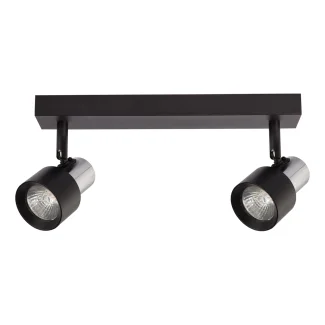 MILAGRO ML9947 Lampa Sufitowa Cino 2xGU10 Czarny + Chrom