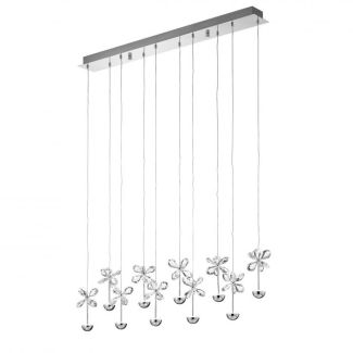 EGLO 93663 LAMPA PIANOPOLI OPRAWA WISZĄCA LED-HL L-870 CHROM/KRISTALL PIANOPOLI