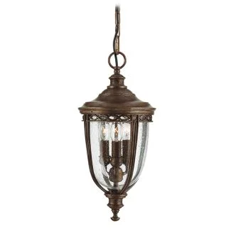 ELSTEAD ENGLISH BRIDLE FE/EB8/M BRB 3Lt Medium Chain Lantern