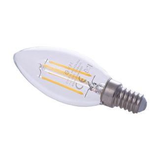 MILAGRO EKZF0964 Żarówka Filamentowa LED 4W Świeczka E14 4000K