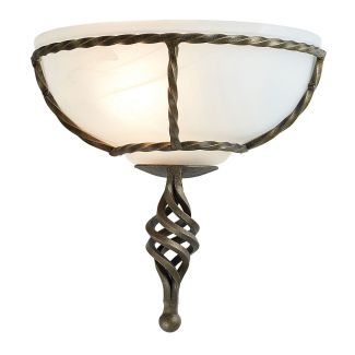 ELSTEAD PEMBROKE PB/WU BLK/GOLD Wall Uplighter