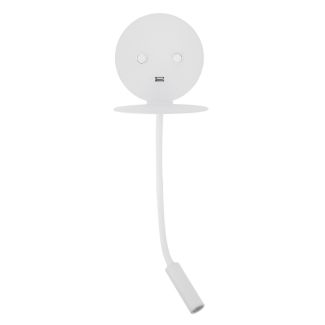 Luces Exclusivas ACACIAS LE42226 LAMPA ŚCIENNA biały