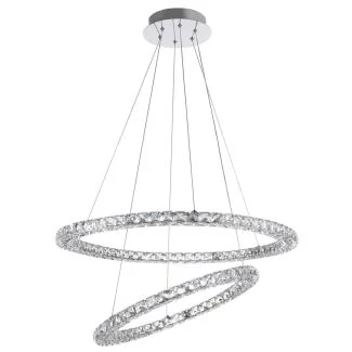 Luces Exclusivas CERCEDA LE42314 LAMPA WISZĄCA chrom