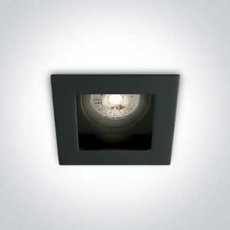 ONE LIGHT 51105TA/B Ditiko czarny wpust z oprawką GU10 MR16 dark light