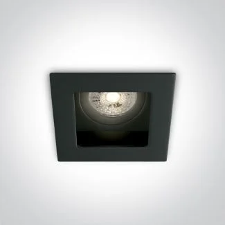 ONE LIGHT 51105TA/B Ditiko czarny wpust z oprawką GU10 MR16 dark light