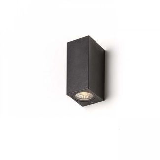 RENDL R12028 KUBI II antracyt 230V LED 2x3W IP54 3000K