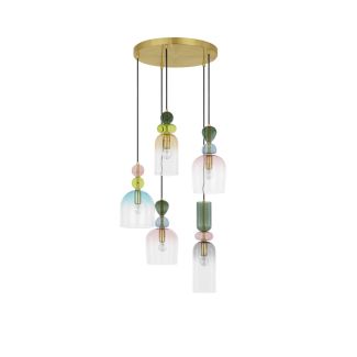 Luces Exclusivas BALAM LE43401 LAMPA WISZĄCA złoty