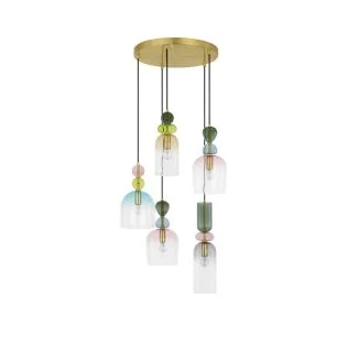 Luces Exclusivas BALAM LE43401 LAMPA WISZĄCA złoty